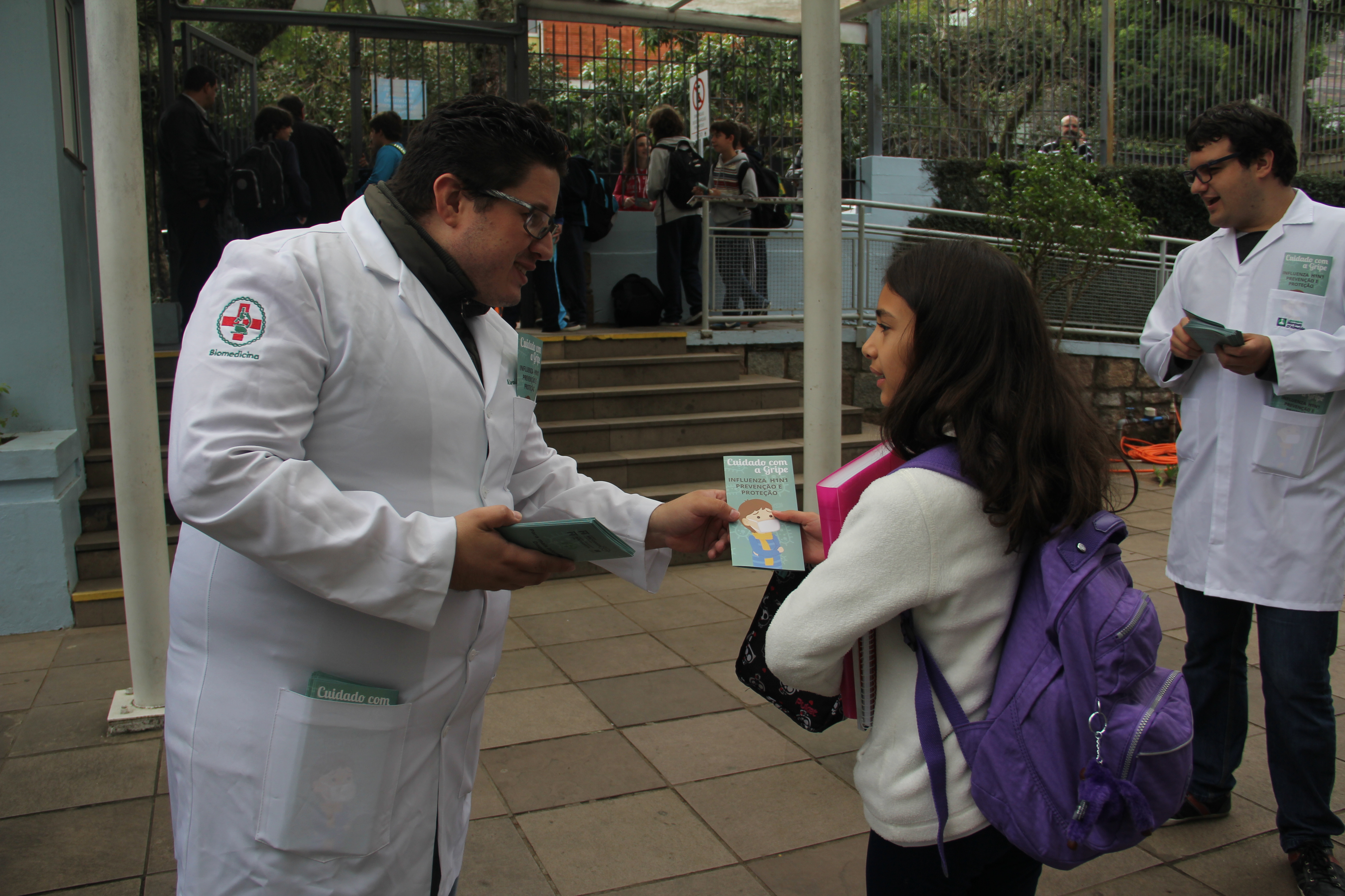 Divulgação sobre medidas preventivas contra a Gripe H1N1