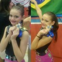 Alunas Maria Luísa e Carolina Leindecker são campeãs de patinação artística infantil