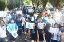 Estudantes do Americano comemoram o Dia Mundial da Água com passeata