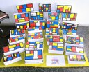 Projeto de Artes do 2º ano do Ensino Fundamental aborda obra de Piet Mondrian
