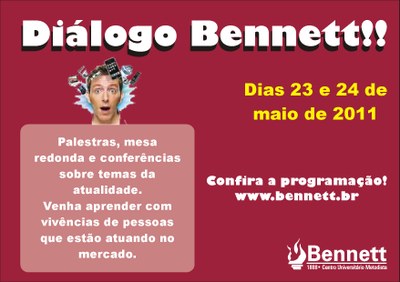 DIÁLO BENNETT - 23 E 24 DE MAIO