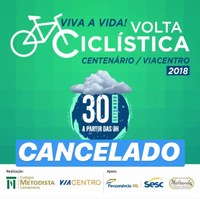 COMUNICADO - Volta Ciclística Centenário/Viacentro é cancelada