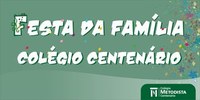 Centenário realiza Festa da Família no sábado (28/05)