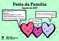 Festa da Família acontecerá neste sábado (19)