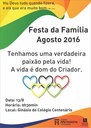 Festa da Família entra no clima dos Jogos Olímpicos Rio 2016