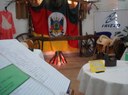 Projeto Arte na Biblioteca realiza exposição sobre o folclore gaúcho