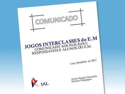 COMUNICADO AOS PAIS E(OU) RESPONSÁVEIS E ALUNOS DO E.M.