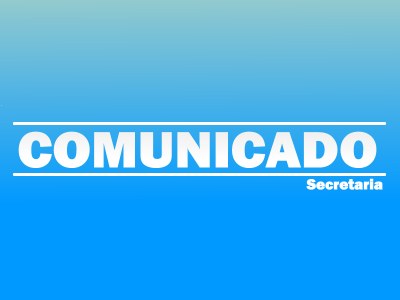 COMUNICADO SECRETARIA/CARNAVAL
