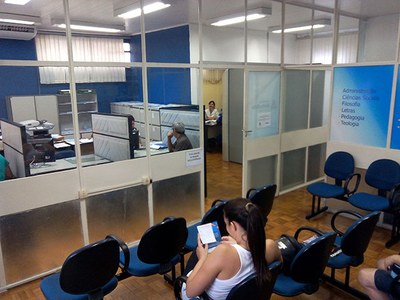 Novo local de atendimento da secretaria