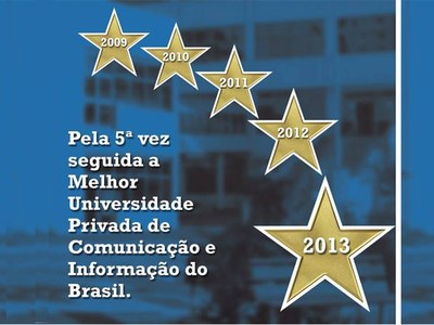 Pela 5ª vez consecutiva, Metodista é a melhor universidade privada do Brasil em Comunicação e Informação