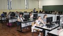 Alunos do Fundamental II realizam avaliação bimestral do Sistema Positivo