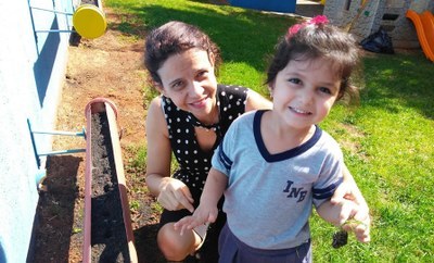 Os alunos da educação infantil do Noroeste estão participando em 2020 do projeto - Cantinho Verde