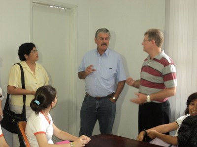Alunos Peruanos visitam a Prefeitura Municipal de Birigui