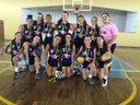 Basquete feminino conquista medalha de ouro em competição regional