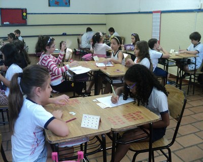 Bingo da multiplicação - 4ºano B