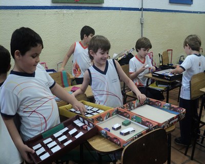 Construção de maquete da sala de aula