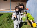 Projeto Cantinho Verde em Ação: Confira como foi a primeira colheita do ano