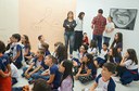 Estudantes visitaram  a mostra 30 x Bienal - Transformações na Arte Brasileira