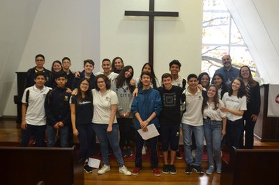 Estudantes do Peru estão no Colégio Metodista para intercâmbio cultural
