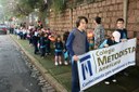 Caminhada pela Paz realizada no 19º Congresso Infantil reune 500 estudantes do Americano e União