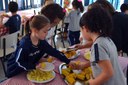 Alunos da Educação Infantil conhecem culinária indígena